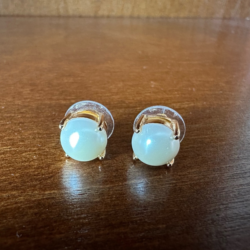 “Kate Spade” Faux Pearl Stud Earrings